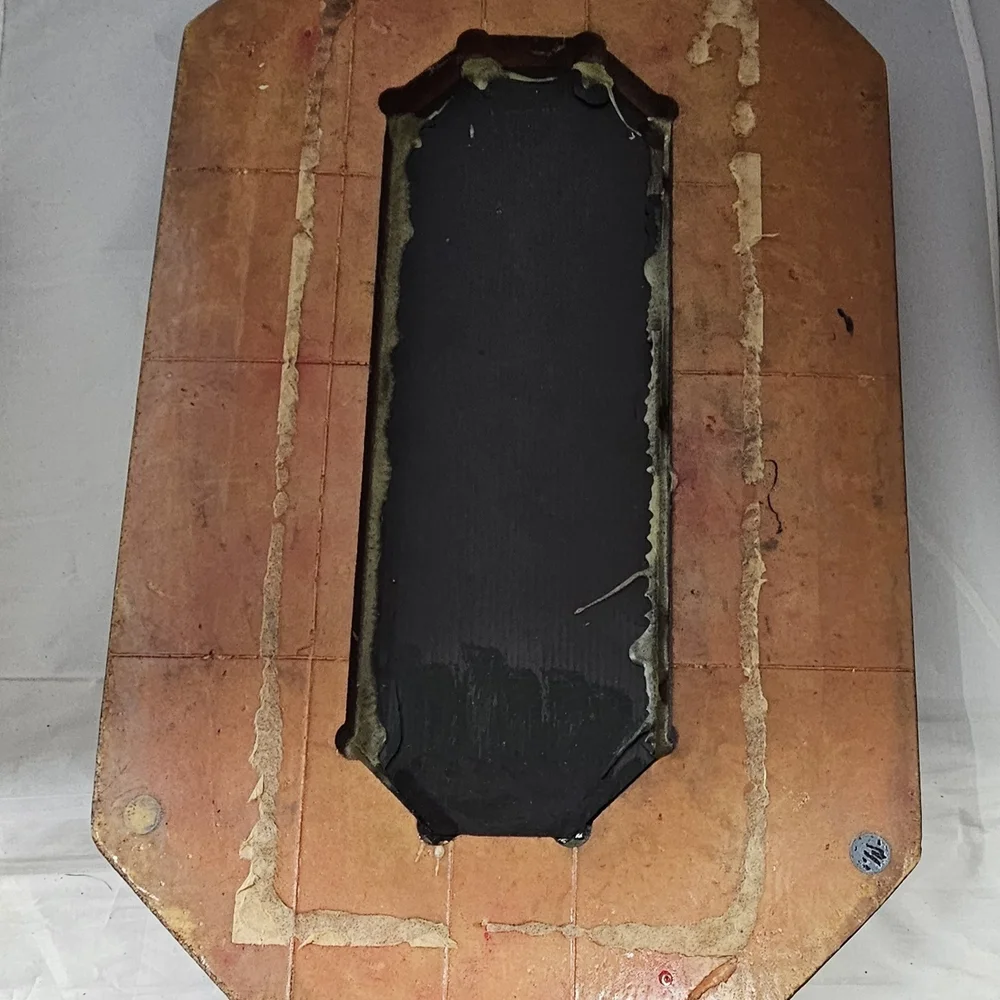 Vintage Gold and Brown Wall Mirror